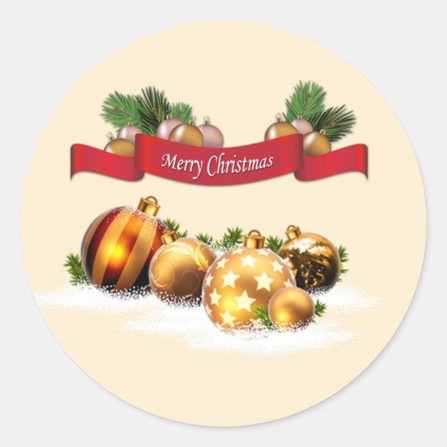 Adesivo Feliz Natal (Frente)