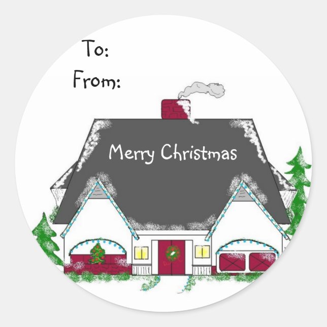 Adesivo Feliz Natal (Frente)