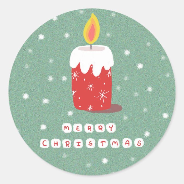 Adesivo Feliz Natal (Frente)