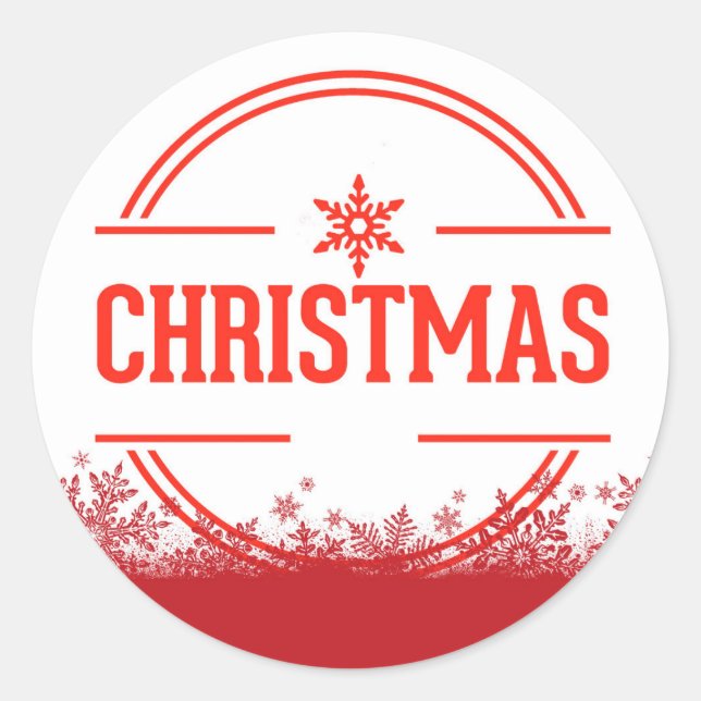 Adesivo Feliz Natal (Frente)