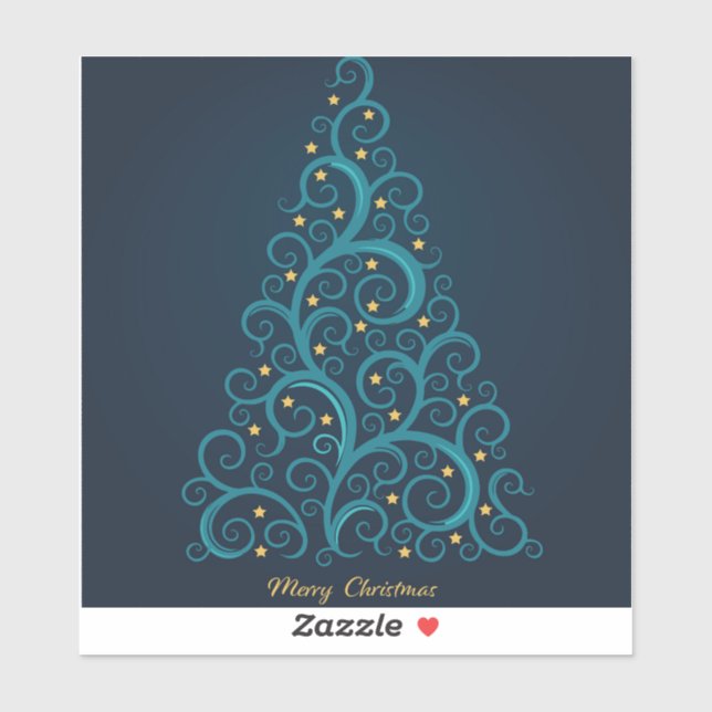 Adesivo "Feliz Natal" (Folha)