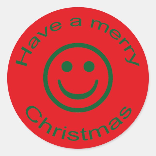 Adesivo Feliz Natal (Frente)