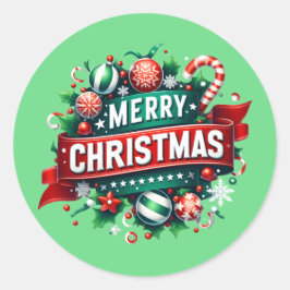 Adesivo Feliz Natal
