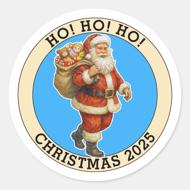 Adesivo Feliz Natal (Frente)