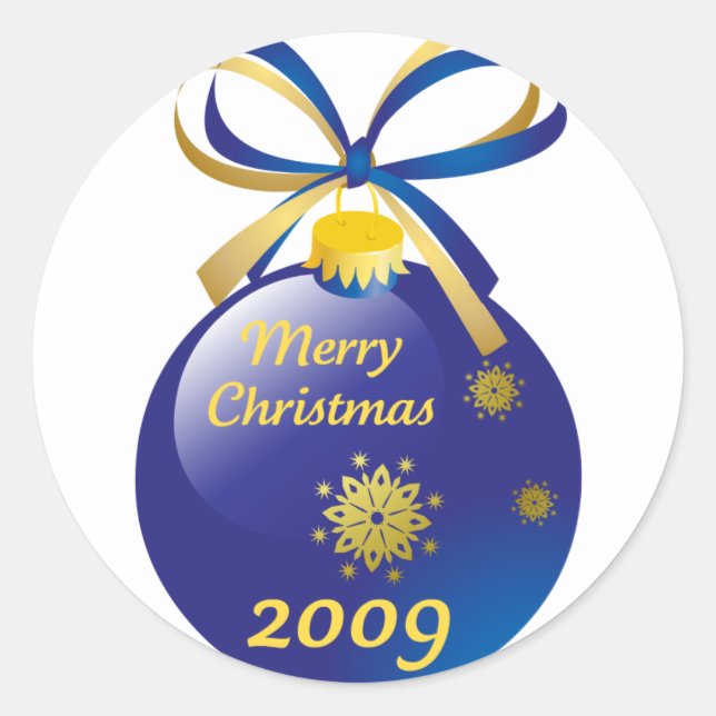 Adesivo Feliz Natal 2009 (Frente)