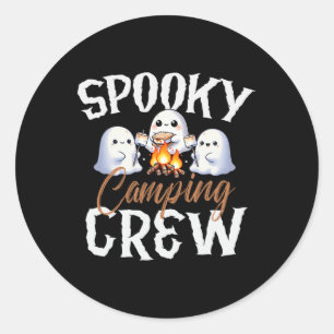 Adesivo Feliz Natal 2024, Camping Crew Halloween Campfire