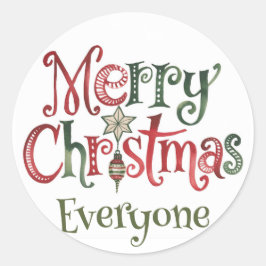 Adesivo Feliz Natal a todos