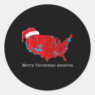 Adesivo Feliz Natal América Donald Trump Coveragexmas