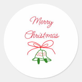 Adesivo Feliz Natal arco verde-jingle na moda