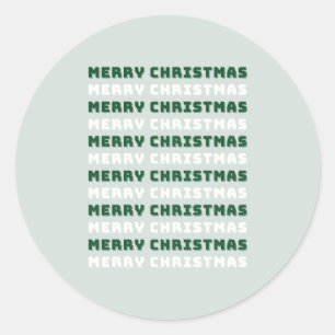 Adesivo Feliz Natal, Arte de Natal Verde, Férias