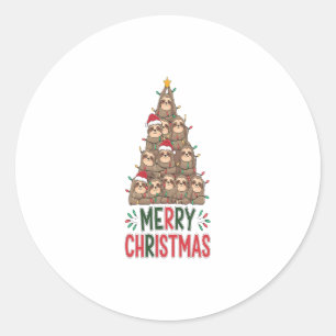 Adesivo Feliz Natal Árvore da Lama