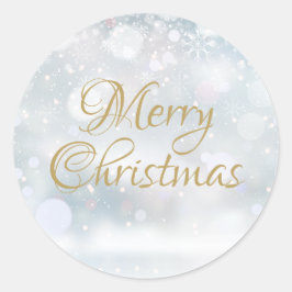 Adesivo Feliz Natal Boas Festas Gelo de Inverno