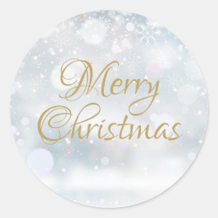 Adesivo Feliz Natal Boas Festas Gelo de Inverno