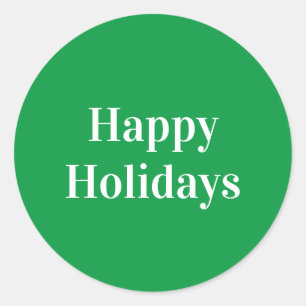 Adesivo "Feliz Natal", branco verde