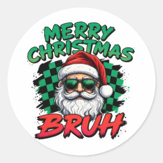Adesivo Feliz Natal Bruh