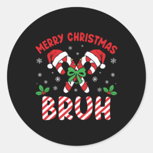 Adesivo Feliz Natal Bruh Candy Candy Adorava Luzes Xmas