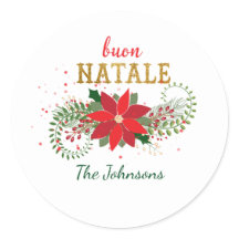 Feliz Natal Buon Natale White Classic Italiano