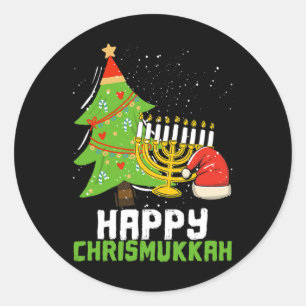Adesivo Feliz Natal Chrismukkah E Religião Chrismukkah