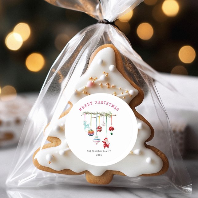 Adesivo Feliz Natal Colorido (Criador carregado)