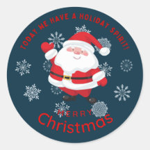 Feliz Natal com Papai Noel Fofo 