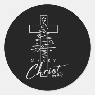 Adesivo Feliz Natal Cristão Jesus Natal