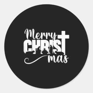 Adesivo Feliz Natal Cristão Jesus Natal