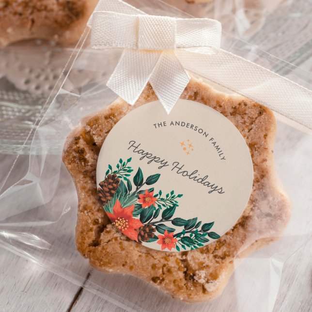 Adesivo Feliz Natal da família Holidas (Criador carregado)