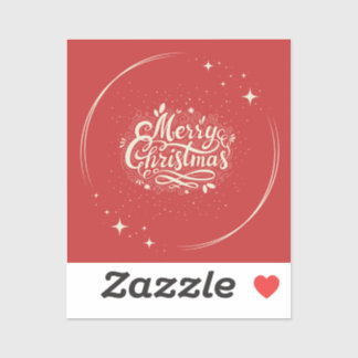 Adesivo Feliz Natal das Estrelas