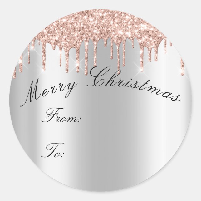 Adesivo Feliz Natal De Férias A Férias Gama Cinza (Frente)