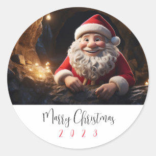 Adesivo Feliz Natal: Desembrulhem a poupança! 🎁 Festivo