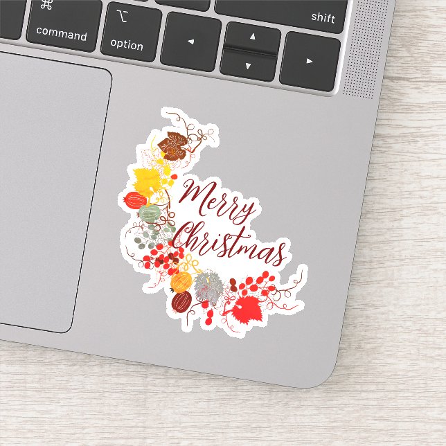 Adesivo Feliz Natal Dia das Bruxas Novo (Detalhe)