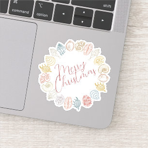 Adesivo Feliz Natal Dia das Bruxas Novo