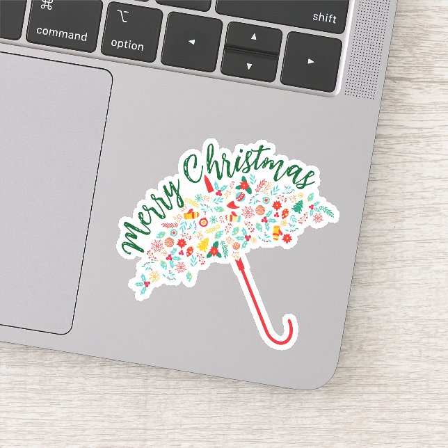 Adesivo Feliz Natal Dia das Bruxas Novo (Detalhe)