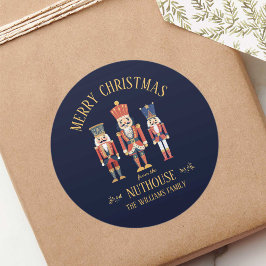 Adesivo Feliz Natal do Nuthouse Nutcracker