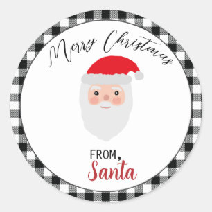 Adesivo Feliz Natal Do Papai noel Sticker