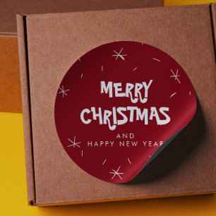 Adesivo Feliz Natal e Felizes anos novos