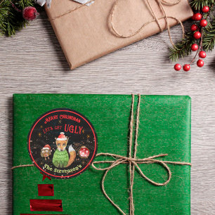 Adesivo Feliz Natal e Raposa Doce Feia