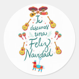 Adesivo Feliz natal engraçado