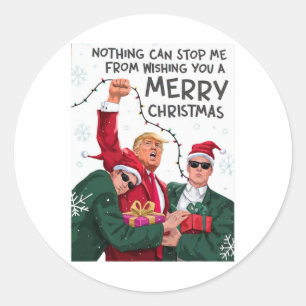 Adesivo Feliz Natal Engraçado Deseje-Lhe Um Feliz Natal