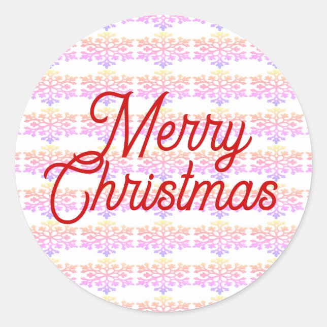 Adesivo Feliz Natal Envelope Selos (Frente)