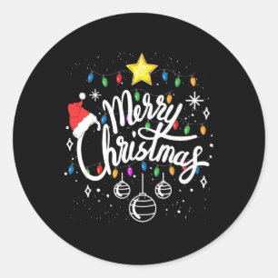 Adesivo Feliz Natal Família Engraçado Homens de Natal Xmas