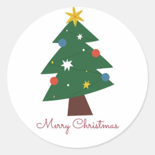 Adesivo Feliz Natal Feriado de Árvore