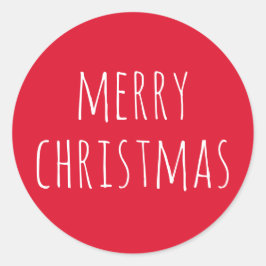 Adesivo Feliz Natal | Feriado Festivo Vermelho Festivo Fer