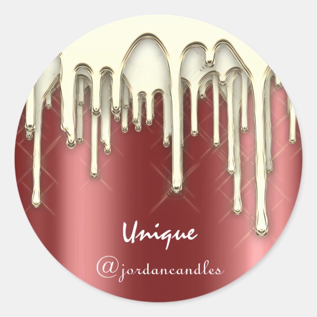 Adesivo Feliz Natal Férias do Dourado Burgundy (Frente)