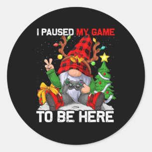 Adesivo Feliz Natal Gamer Gnomo Jogo Jogo Jogo Boys K