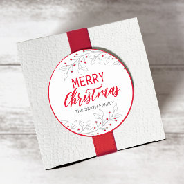 Adesivo Feliz Natal/Gift Sticker