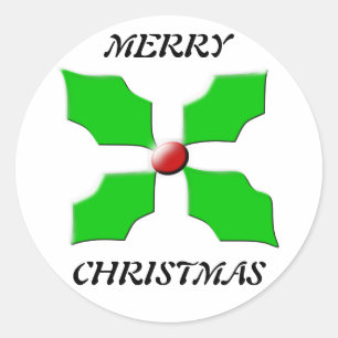 Adesivo Feliz Natal Holly Stickers