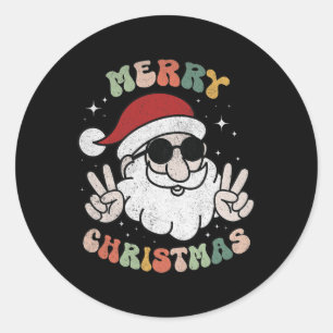 Adesivo Feliz Natal Homens Engraçados Mulheres Fam Natal
