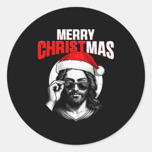 Adesivo Feliz Natal Jesus Cristão Pijama Xmas M