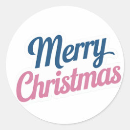 Adesivo Feliz Natal Joyful Stickers Round Stickers